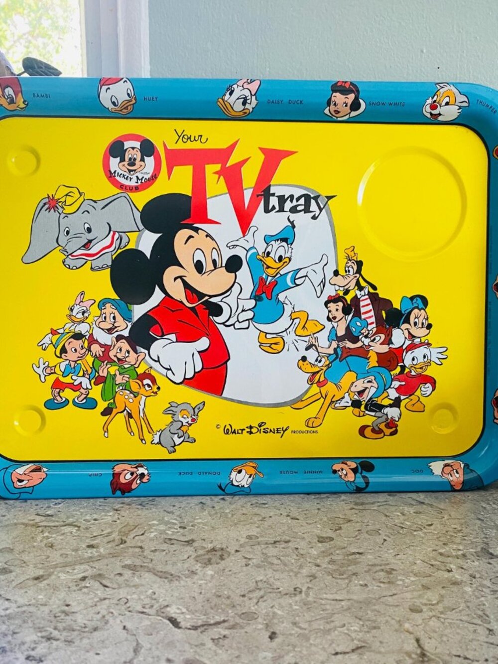 TV Tray Mickey Mouse Walt Disney excellent condition 1950s Rare tray Advertising